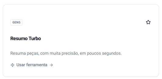 Card do Resumo Turbo